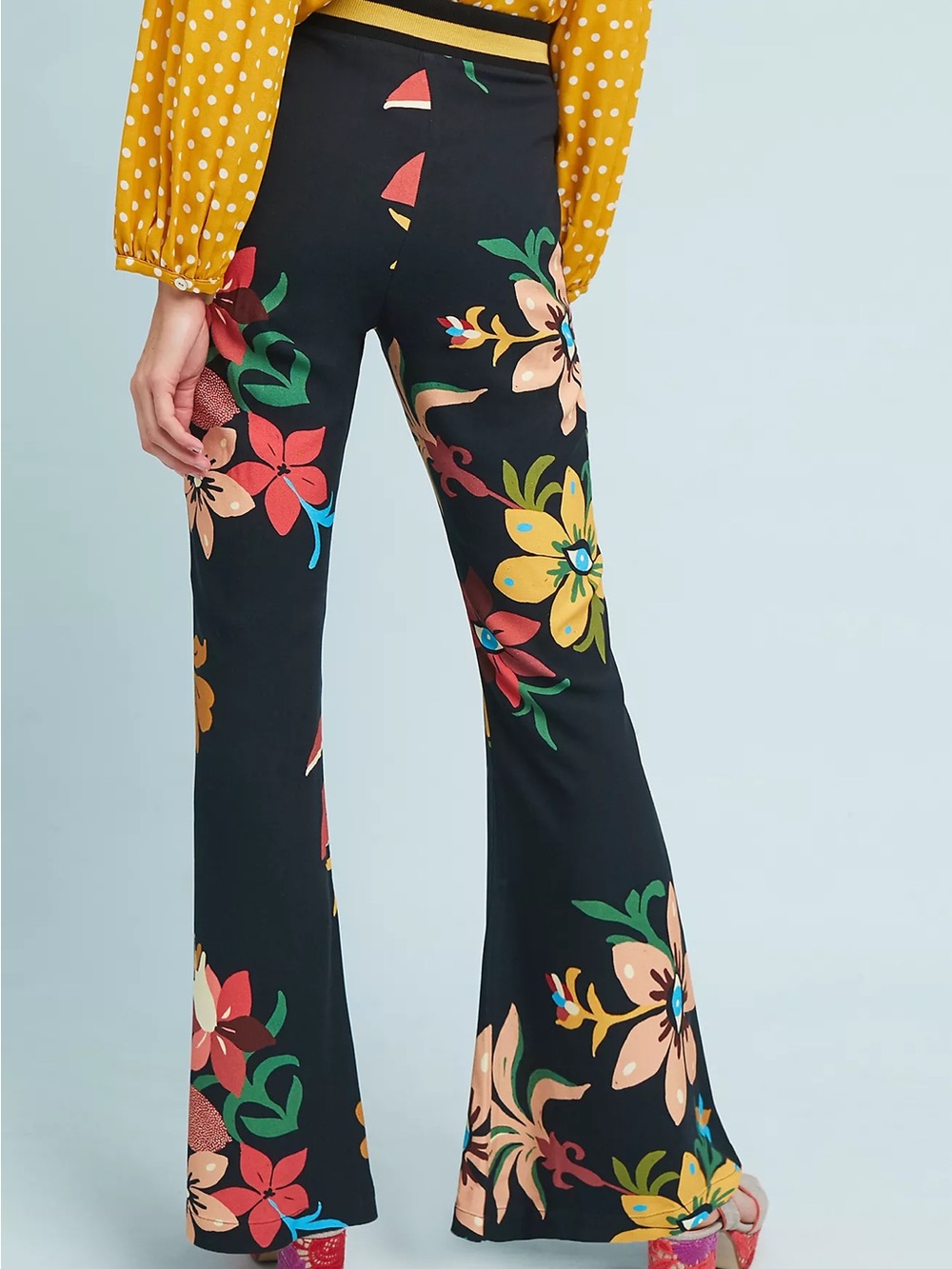 Farm Rio Calla Flared Pants - Picture 2 of 16